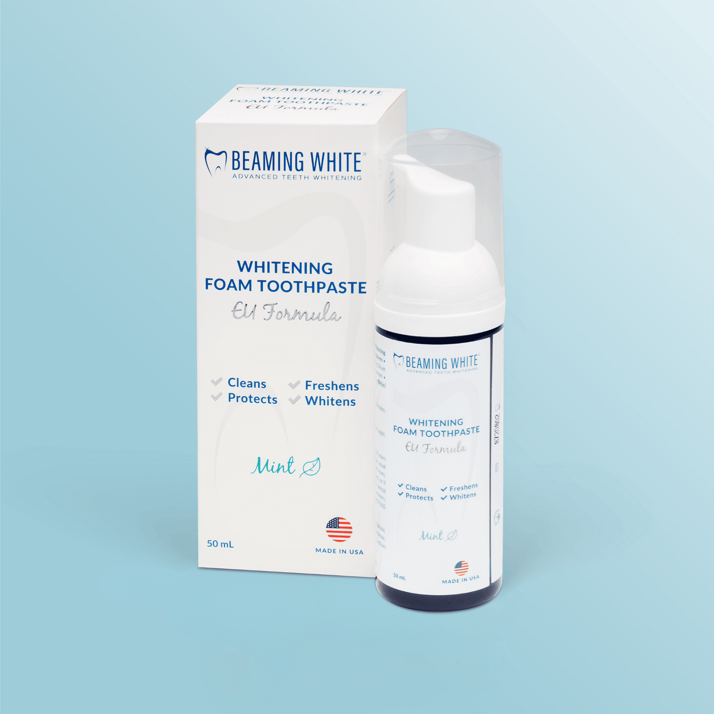 Dentifricio schiumoso sbiancante