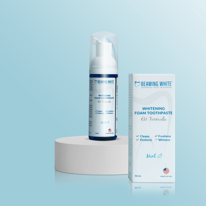 Dentifricio schiumoso sbiancante