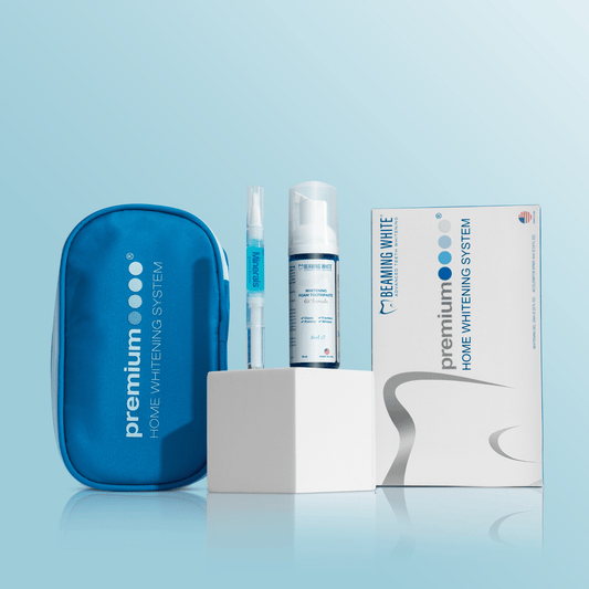 Kit sbiancamento + Schiuma sbiancante + Gel remineralizzante smalto